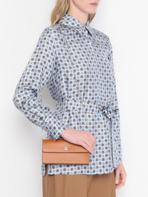 Сумка из кожи на цепочке Max Mara - МодельВерхНиз