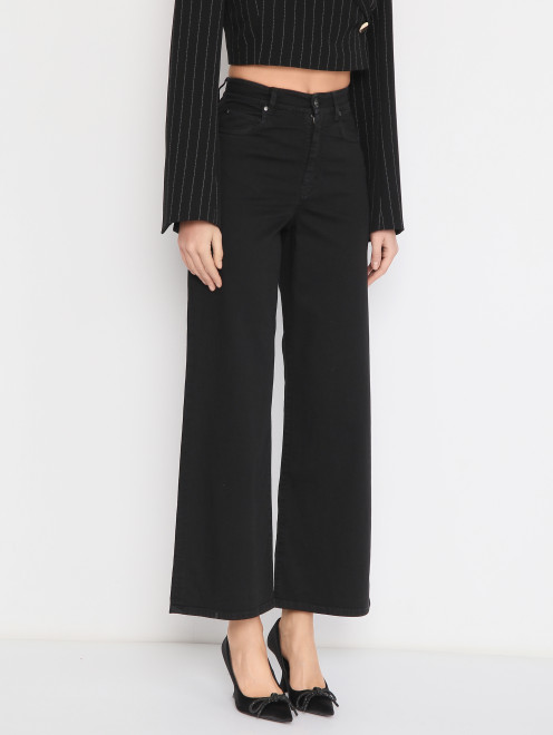 Широкие джинсы на высокой посадке Weekend Max Mara - МодельВерхНиз