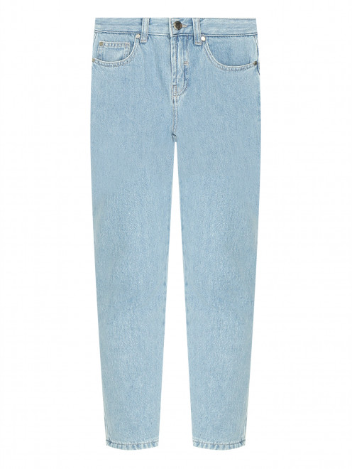 Утепленные джинсы из хлопка Stella McCartney kids - Общий вид
