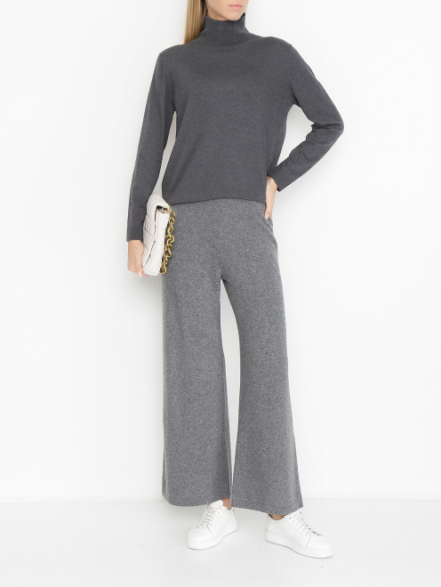 Трикотажные брюки с кашемиром Weekend Max Mara - МодельОбщийВид