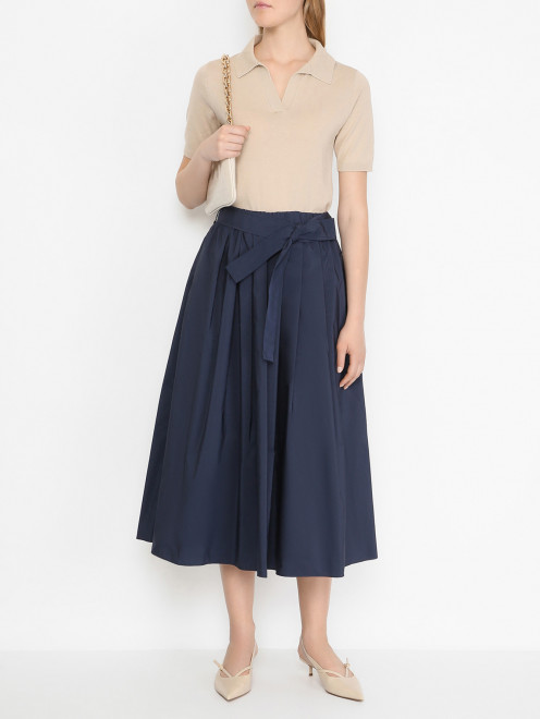 Широкая юбка-миди Weekend Max Mara - МодельОбщийВид