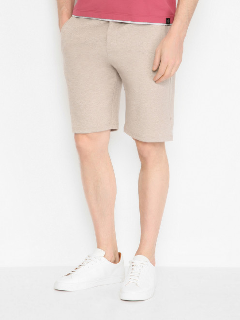 Шорты на резинке с карманами Doriani Cashmere - МодельВерхНиз