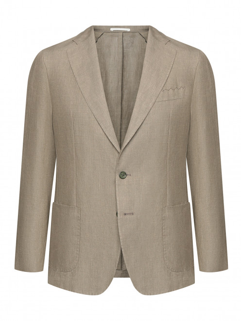 Пиджак из льна с карманами Doriani Cashmere - Общий вид