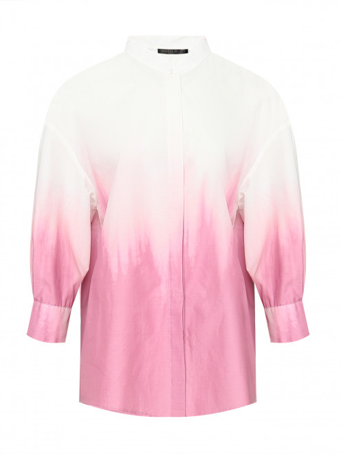 Рубашка из хлопка с узором Marina Rinaldi - Общий вид