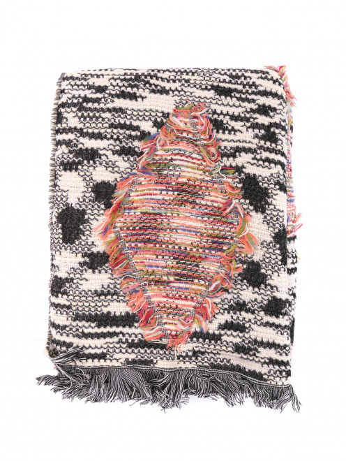 Плед из смешанной шерсти с узором Missoni - Обтравка1