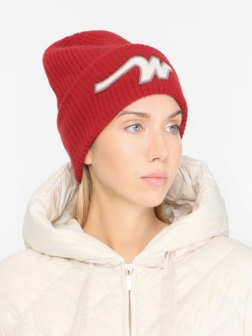 Шапка из шерсти с логотипом Weekend Max Mara - МодельОбщийВид