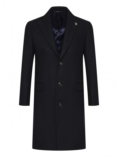 Однобортное пальто из шерсти Tombolini - Общий вид
