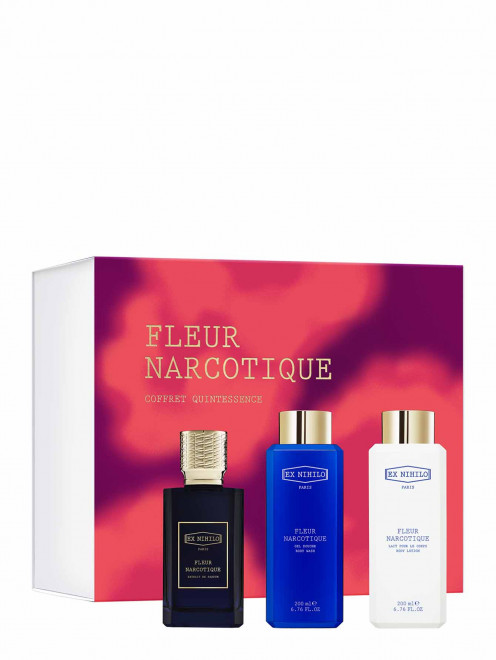 Набор Coffret Quintessence Fleur Narcotique: духи, гель для душа и лосьон для тела, 100 мл + 200 мл + 200 мл Ex Nihilo - Общий вид