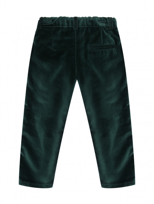 Однотонные брюки из хлопка Aletta - Обтравка1