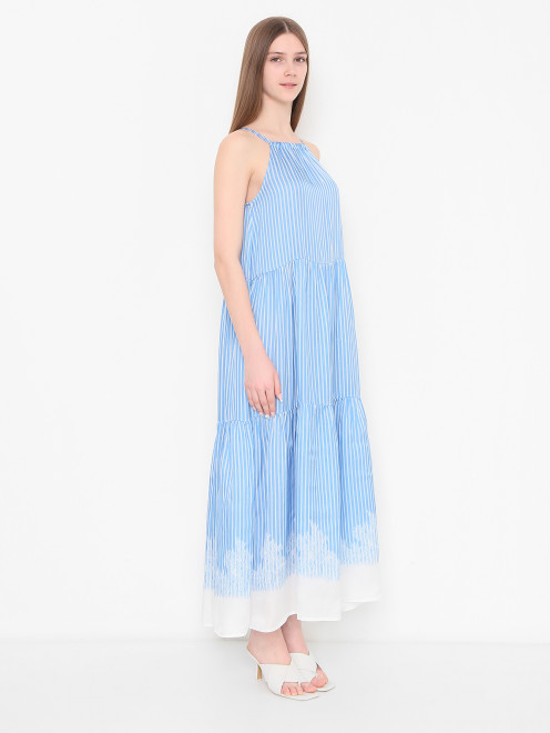 Платье макси с узором Ermanno Scervino Junior - МодельВерхНиз