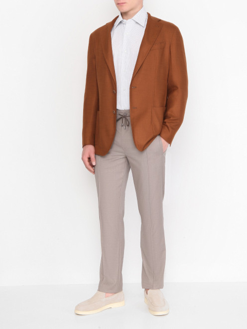 Однобортный пиджак с карманами Doriani Cashmere - МодельОбщийВид