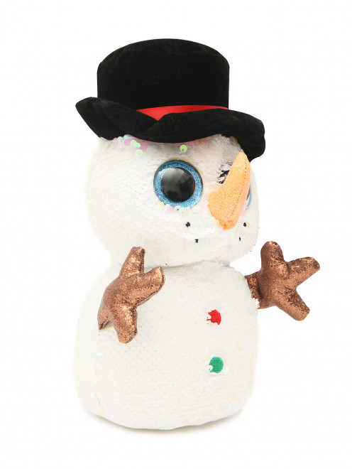 Мэлти-снеговик с пайетками Ty - Обтравка1