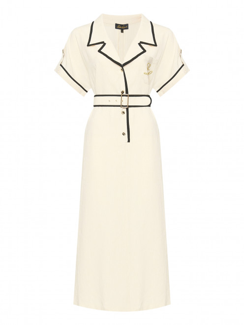 Платье с контрастной отделкой Luisa Spagnoli - Общий вид