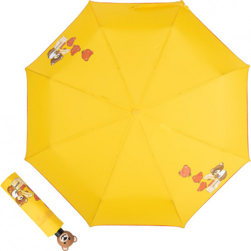 Зонт складной Moschino 8431-OCU Bear Balloons Yellow Moschino - Общий вид