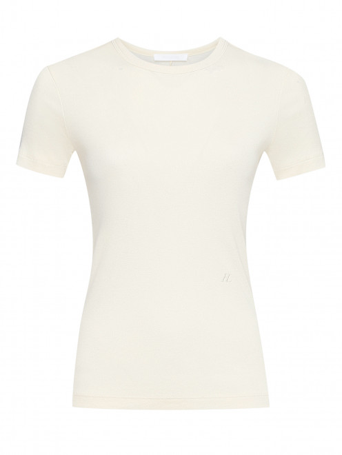 Футболка из модала и хлопка Helmut Lang - Общий вид