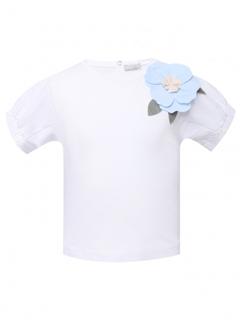 Хлопковая футболка с аппликацией Il Gufo - Общий вид