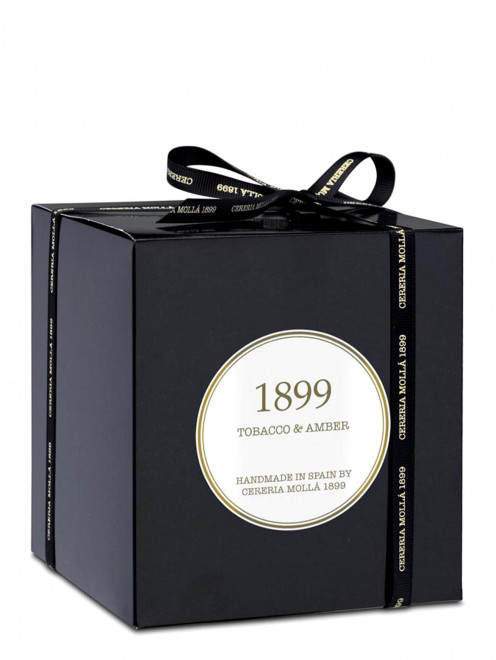 Свеча Tobacco & Amber XL, 3 фитиля, 600 г Cereria Molla 1889 - Обтравка1