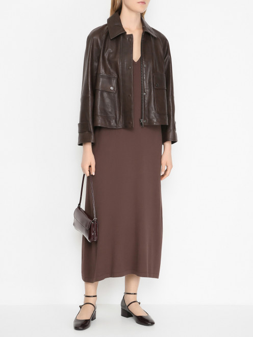 Трикотажное платье-миди Weekend Max Mara - МодельОбщийВид