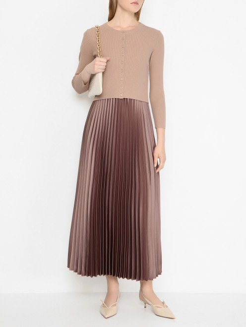 Укороченный кардиган на пуговицах Weekend Max Mara - МодельОбщийВид