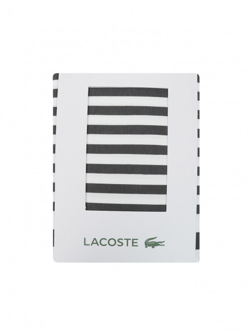 Пододеяльник из хлопка с узором полоска Lacoste - Обтравка1