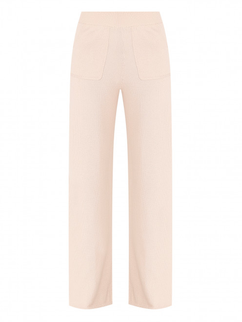 Трикотажные брюки на резинке с карманами Lorena Antoniazzi - Общий вид
