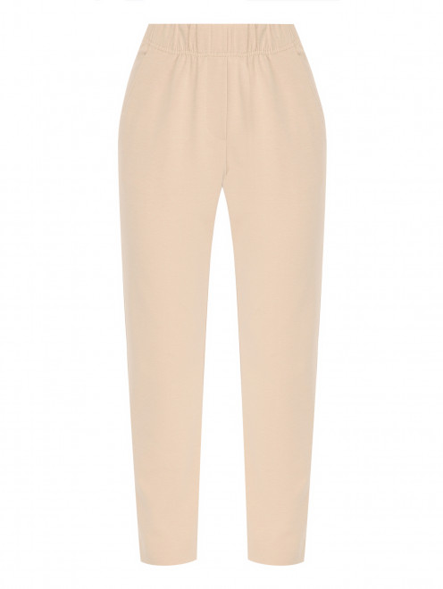 Трикотажные брюки узкого кроя Weekend Max Mara - Общий вид