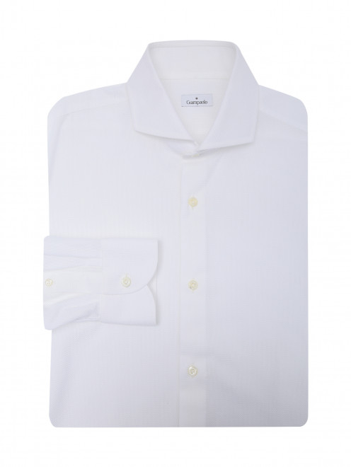 Рубашка из хлопка на пуговицах Giampaolo - Общий вид