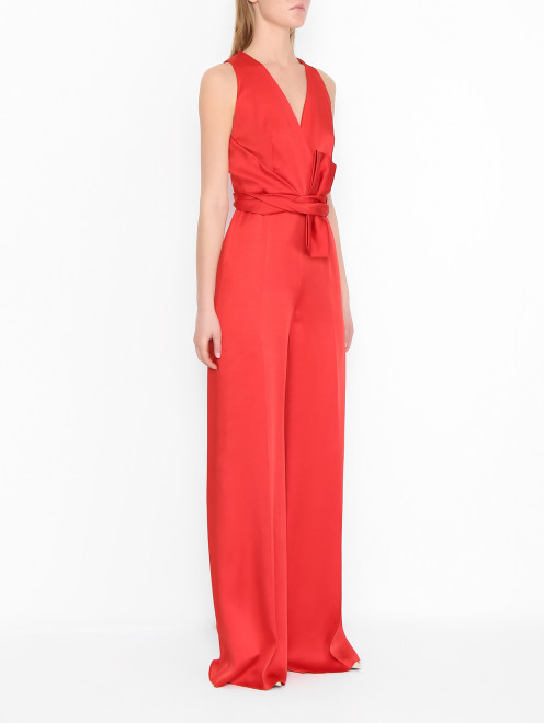 Комбинезон из сатиновой ткани Max Mara - МодельВерхНиз
