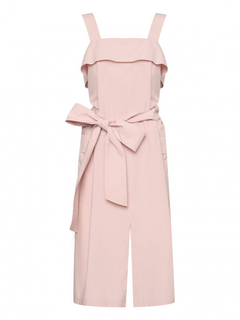 Платье-миди из хлопка на бретелях Weekend Max Mara - Общий вид