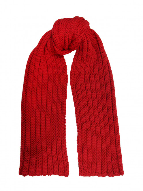 Однотонный шерстяной шарф Catya - Общий вид