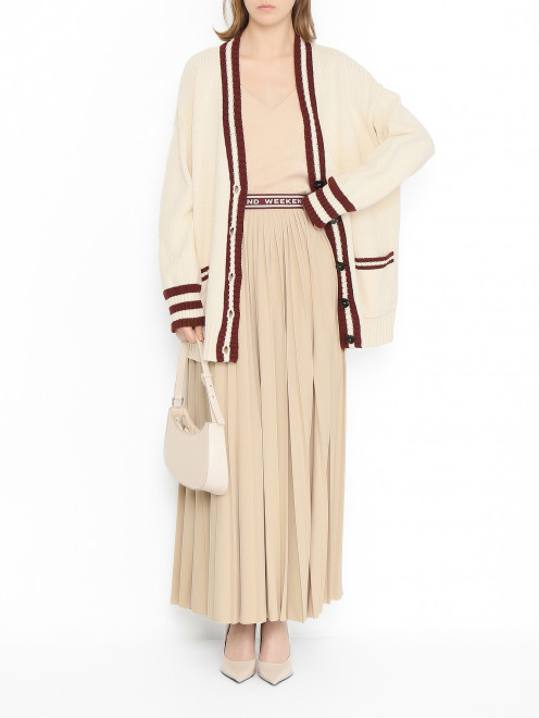Плиссированная юбка на резинке Weekend Max Mara - МодельОбщийВид