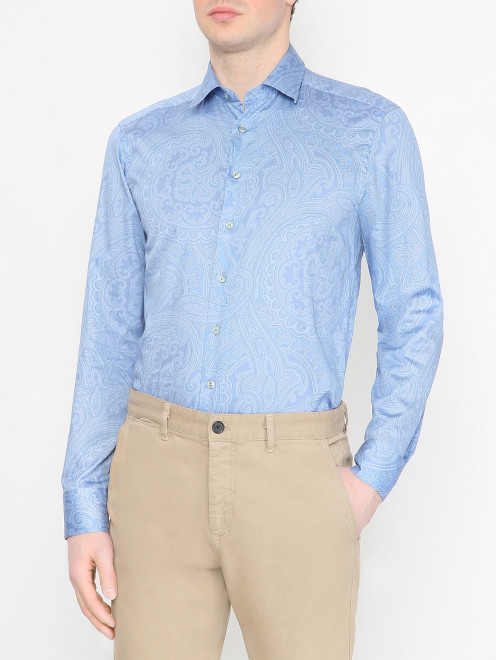 Рубашка из хлопка сузором Etro - МодельВерхНиз