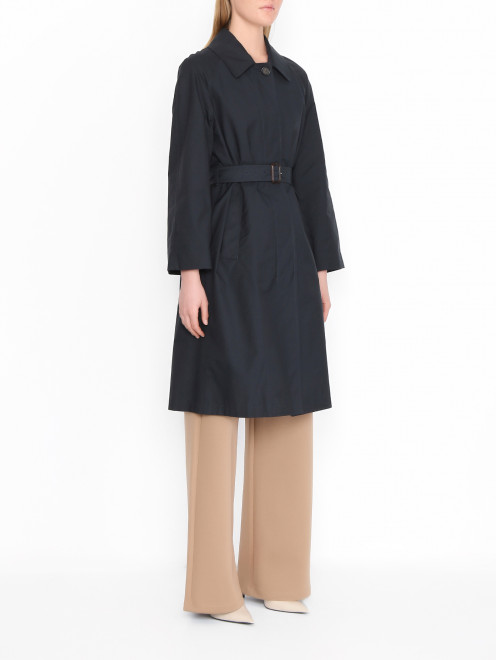 Плащ-миди с поясом Max Mara - МодельВерхНиз