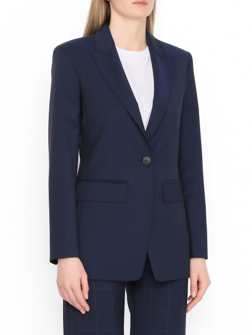 Приталенный однобортный жакет Max Mara - МодельВерхНиз