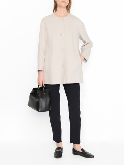 Полупальто из шерсти Max Mara - МодельОбщийВид