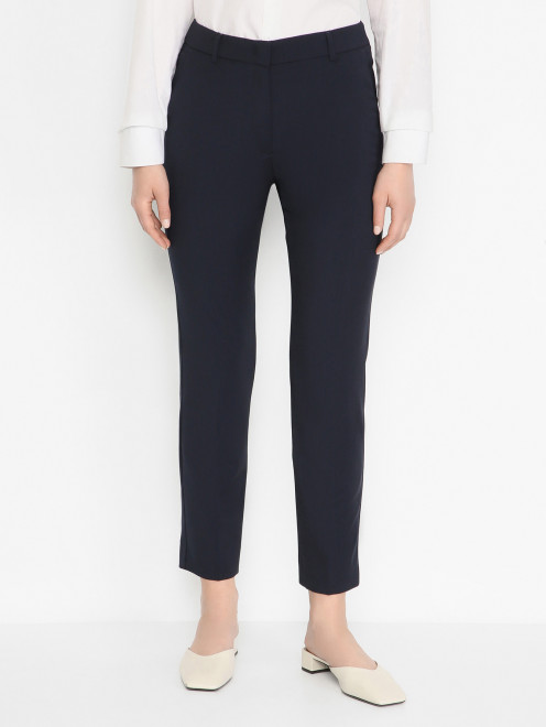 Укороченные брюки из шерсти Weekend Max Mara - МодельВерхНиз