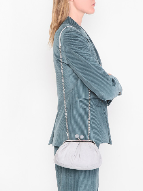Сумка из замши Weekend Max Mara - МодельВерхНиз