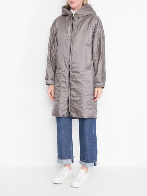 Куртка на молнии с капюшоном Max Mara - МодельВерхНиз
