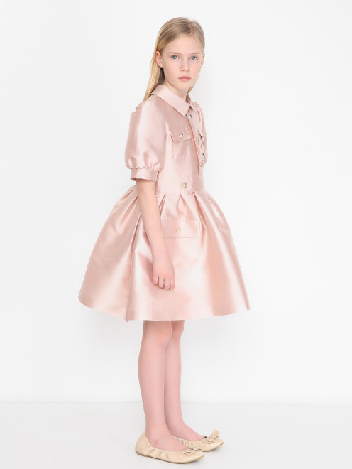 Платье с декоративными кристалами Elie Saab - МодельВерхНиз