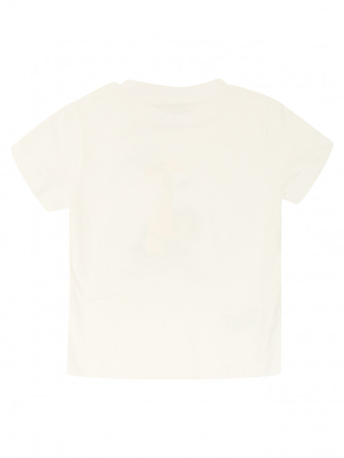 Хлопковая футболка с принтом Il Gufo - Обтравка1