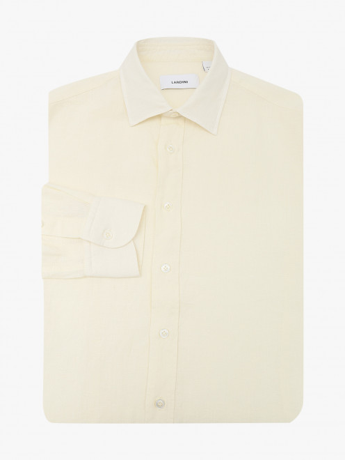 Базовая рубашка из льна LARDINI - Общий вид