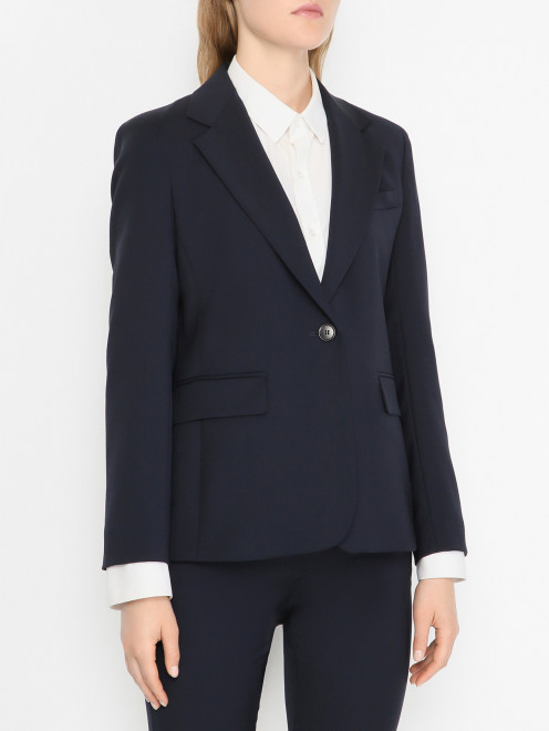 Однобортный жакет из шерсти Weekend Max Mara - МодельВерхНиз