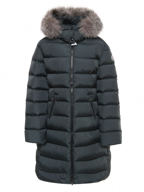 Стеганое пуховое пальто Moncler - Общий вид