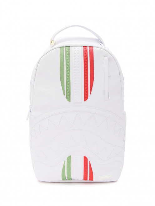 Комбинированный рюкзак с узором Sprayground - Общий вид