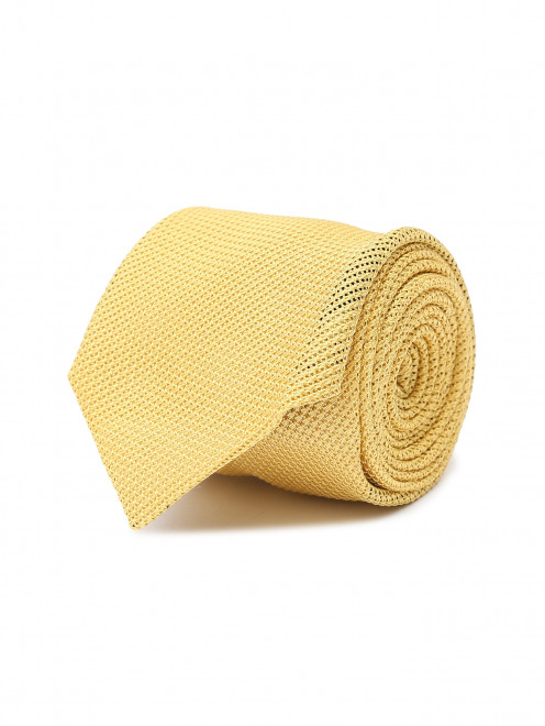 Однотонный галстук из шелка LARDINI - Общий вид