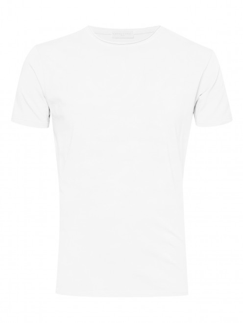 Однотонная футболка из хлопка Daniele Fiesoli - Общий вид