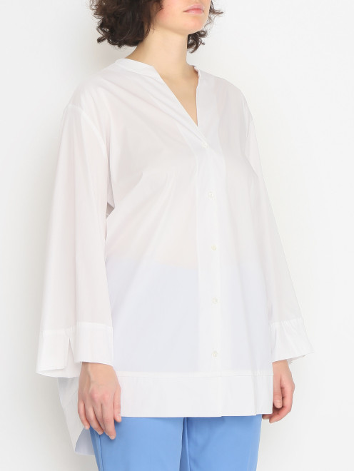 Блуза из смешанного хлопка Marina Rinaldi - МодельВерхНиз