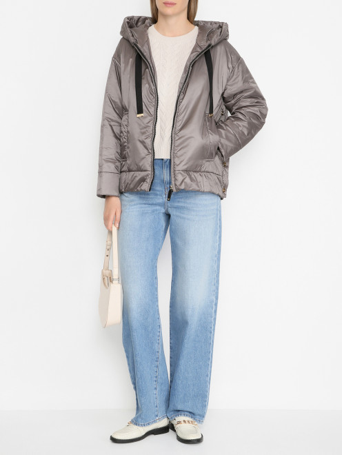 Стеганая куртка с капюшоном Max Mara - МодельОбщийВид