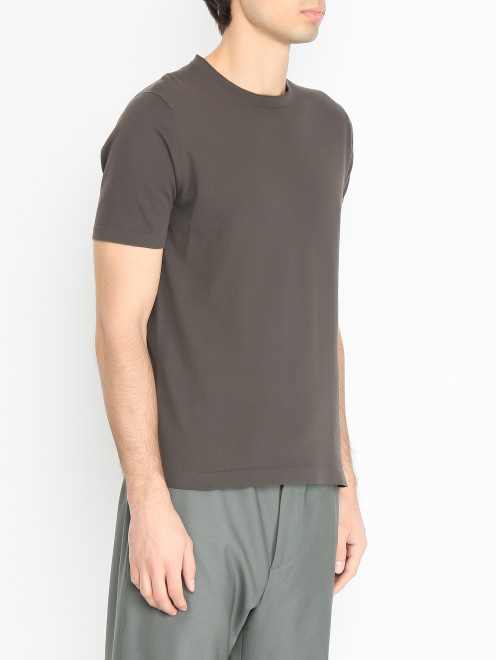 Трикотажная футболка с короткими рукавами Kangra Cashmere - МодельВерхНиз