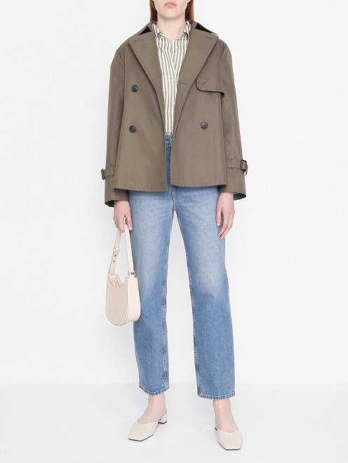 Укороченный тренч с карманами Weekend Max Mara - МодельОбщийВид